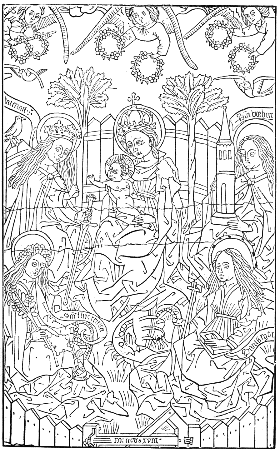 The Virgin with four Saints The Virgin with four Saints