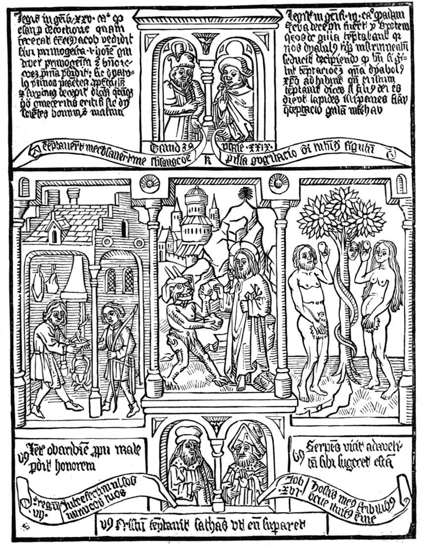 Biblia Pauperum Tenth Page Biblia Pauperum Tenth Page