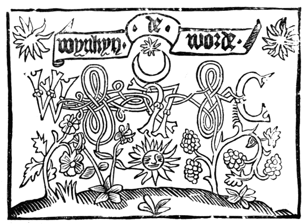 Wynkyn de Worde's Mark Wynkyn de Worde's Mark