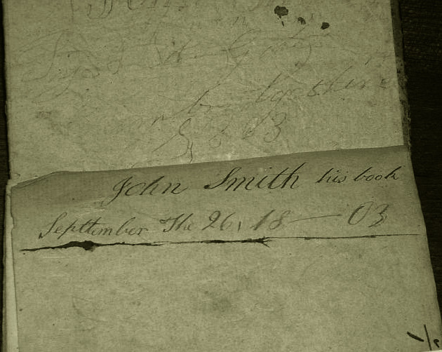 Owner'shandwriting