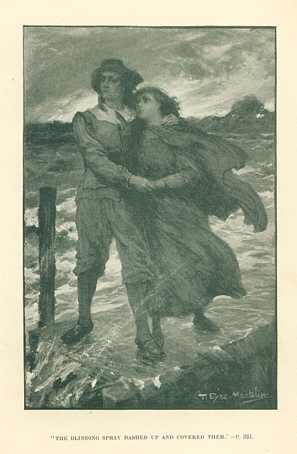 "THE BLINDING SPRAY DASHED UP AND COVERED THEM."--p. 381.