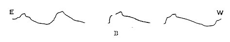 Section view of hollow