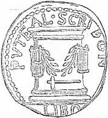 Puteal on a Coin of the Scribonia Gens Puteal on a Coin of the Scribonia Gens