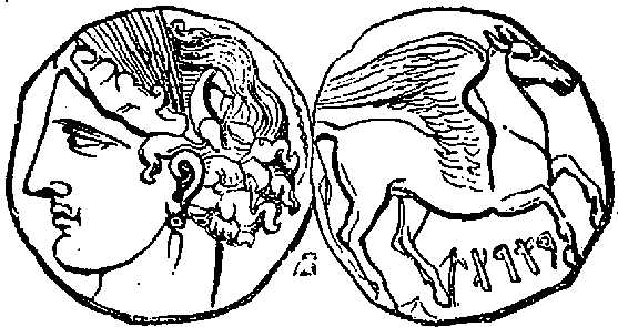 Coin of Carthage. Coin of Carthage.