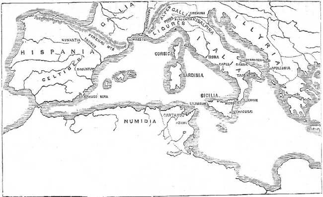 Coasts of the Mediterranean, illustrating the History of the Punic. Coasts of the Mediterranean, illustrating the History of the Punic.