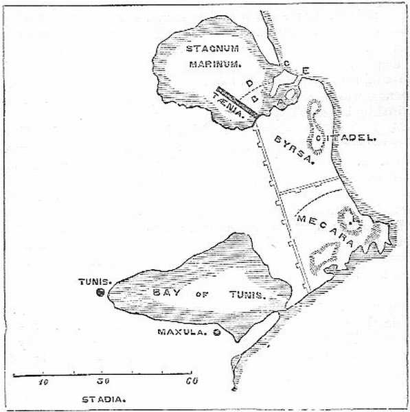 Plan of Carthage. Plan of Carthage.