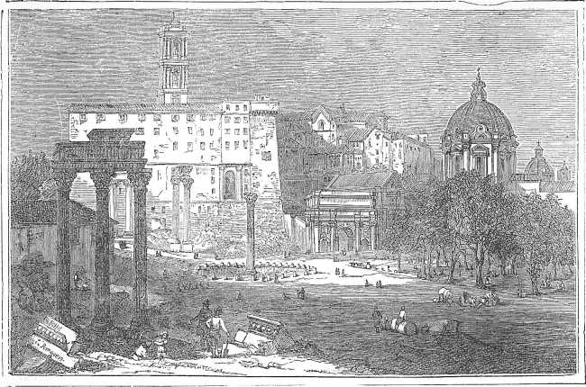 The Forum in its present state. The Forum in its present state.