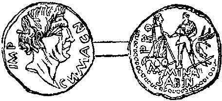 Coin of Pompey. Coin of Pompey.