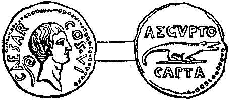 Coin of Julius Caesar. Coin of Julius Caesar.