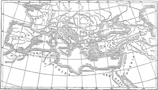 Map of the Provinces of the Roman Empire. Map of the Provinces of the Roman Empire.