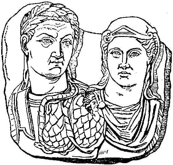 Constantine and Fausta. Constantine and Fausta.