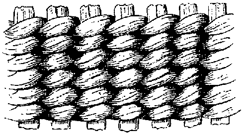 Fig. 303. Surface effect in impacted work of twined combination