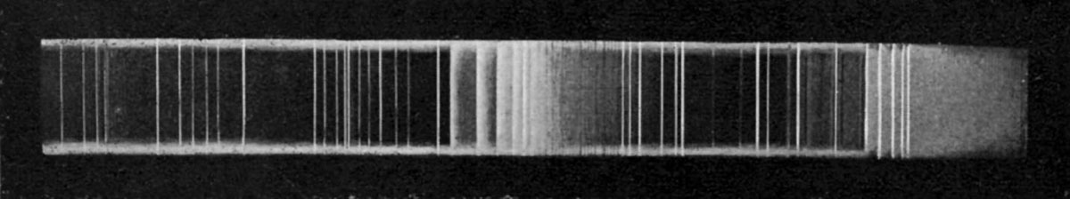 Fig. 48.—Violet and ultraviolet parts of spectrum of an arc lamp.