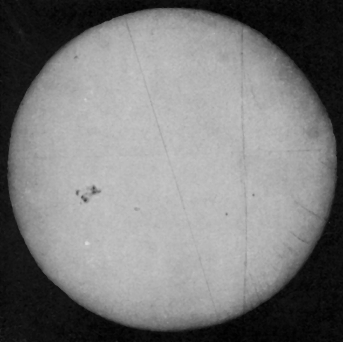 Fig. 67.—The sun, August 14, 1894. Photographed at the Goodsell Observatory.