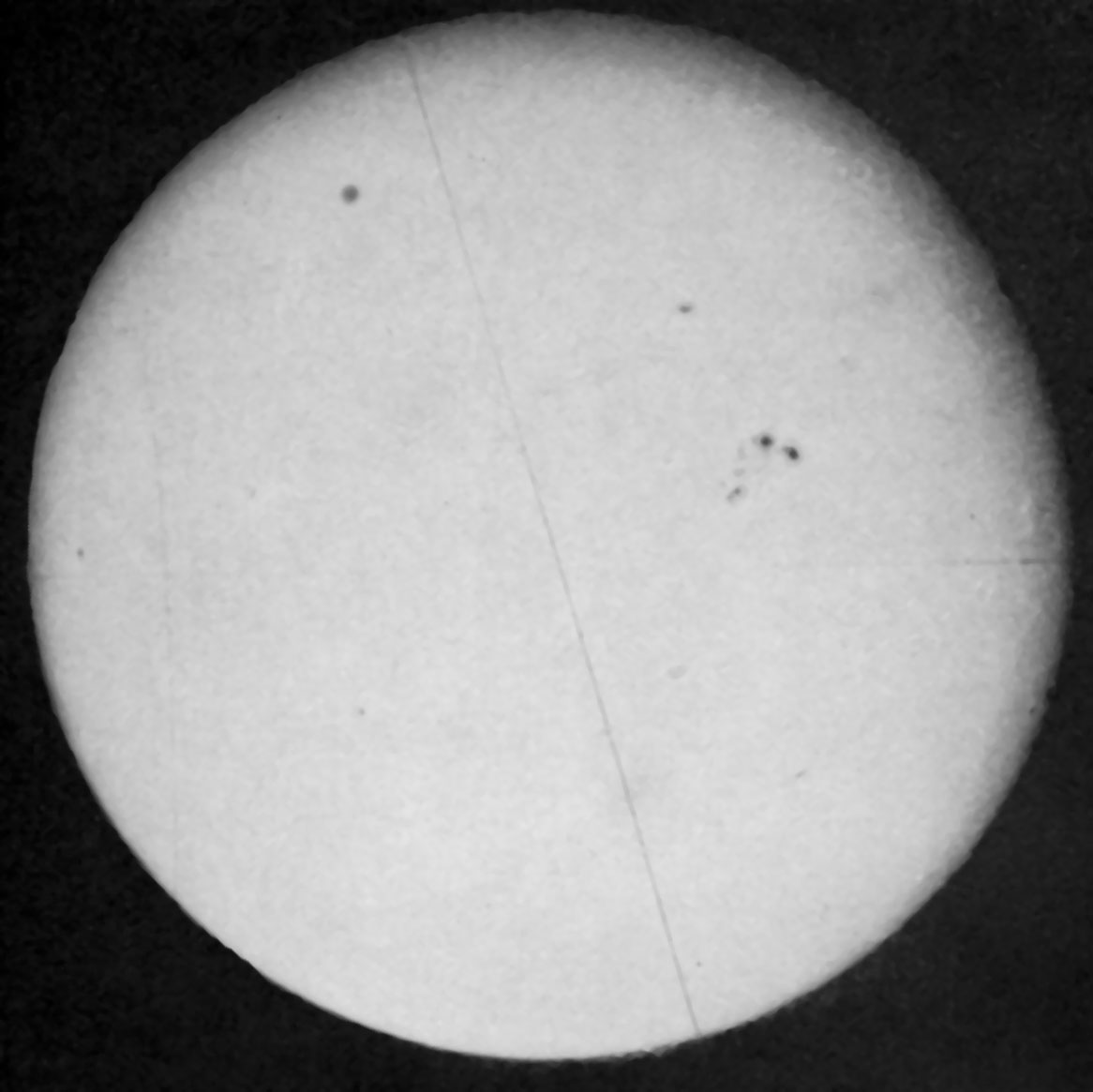 Fig. 68.—The sun, August 18, 1894. Photographed at the Goodsell Observatory.