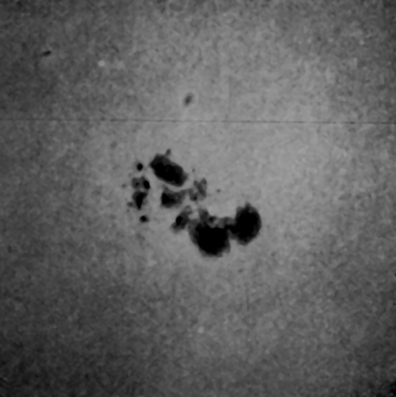 Fig. 71.—Sun spots, August 17, 1894. Goodsell Observatory.