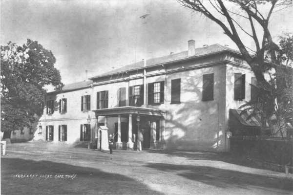 GOVERNMENT HOUSE, CAPE TOWN. GOVERNMENT HOUSE, CAPE TOWN.