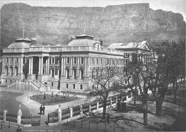 PARLIAMENT HOUSE, CAPE TOWN. PARLIAMENT HOUSE, CAPE TOWN.