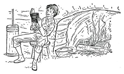 Abe sat up late, reading. Abe sat up late, reading.