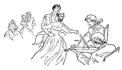 Abe dances with Mary. Abe dances with Mary.