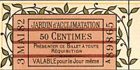 Zoo ticket