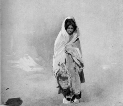 A Picturesque Beggar Girl. A Picturesque Beggar Girl.