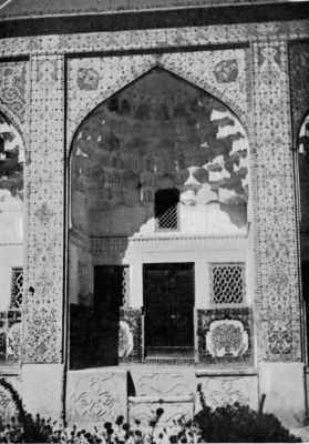 Handsome Doorway in the Madrassah, Isfahan. Handsome Doorway in the Madrassah, Isfahan.
