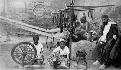 Persian Spinning Wheels and Weaving Looms. Persian Spinning Wheels and Weaving Looms.