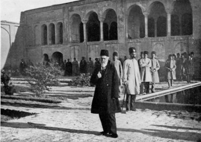 H. E. Ala-el-Mulk, Governor of Kerman, in his Palace. H. E. Ala-el-Mulk, Governor of Kerman, in his Palace.