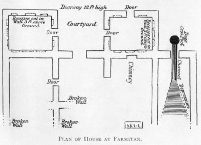 Plan of House at Farmitan. Plan of House at Farmitan.