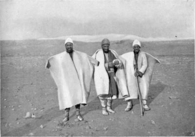 Author's Camel Men in their White Felt Coats. Author's Camel Men in their White Felt Coats.