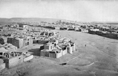 The City of Birjand, showing main street and river bed combined. The City of Birjand, showing main street and river bed combined.