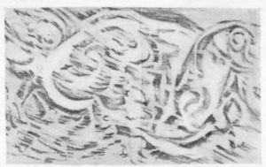 Transfer of Ornamentations on Marble Grave. Transfer of Ornamentations on Marble Grave.