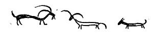 male and female goats. dog. male and female goats. dog.