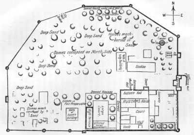 Plan of Sher-i-Rustam. Plan of Sher-i-Rustam.