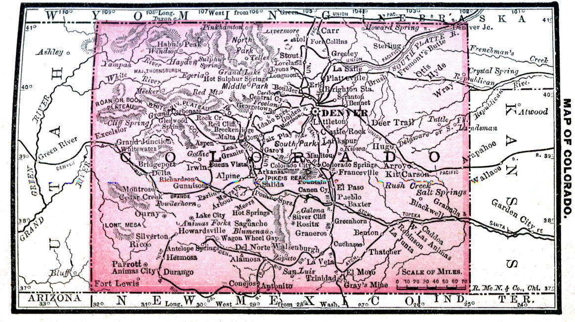 Map of Colorado