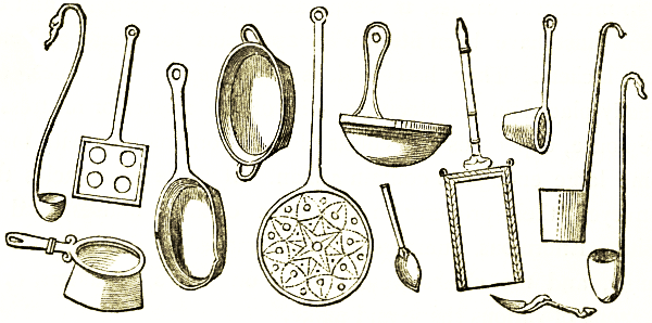 Roman kitchen utensils Roman kitchen utensils