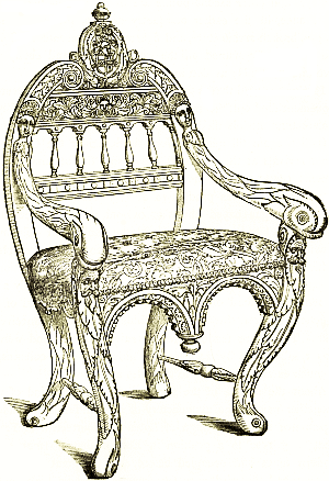 German arm-chair; seventeenth century German arm-chair; seventeenth century