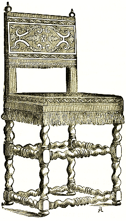 Italian chair; sixteenth century Italian chair; sixteenth century