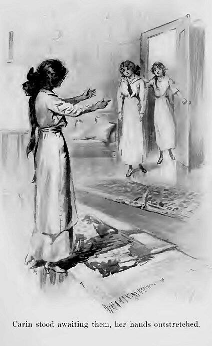Carin stood awaiting them, her hands outstretched