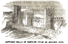 Supposed Walls of Babylon—From an Ancient Coin