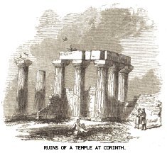 Ruins of a Temple at Corinth