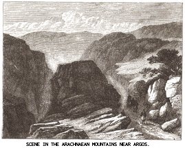 Scene in the Arachnæan Mountains near Argos