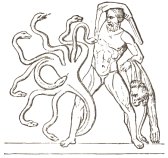Hercules fighting the Hydra