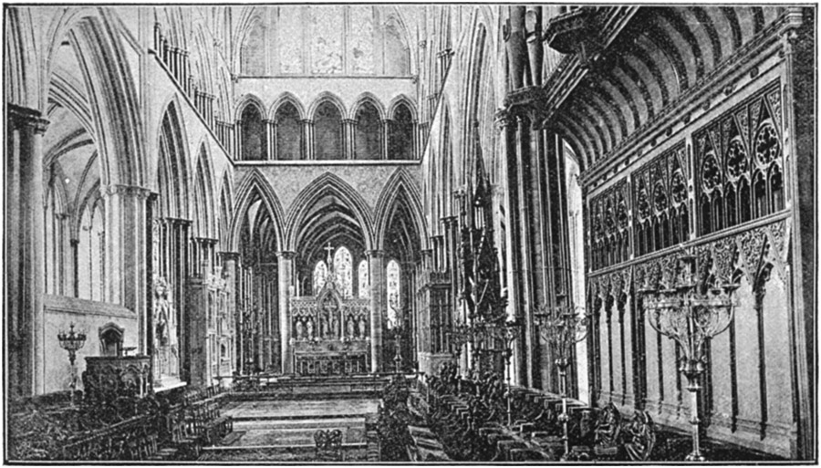 THE CHOIR, LOOKING EAST.