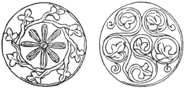 BOSSES FROM THE CHAPTER HOUSE ROOF.