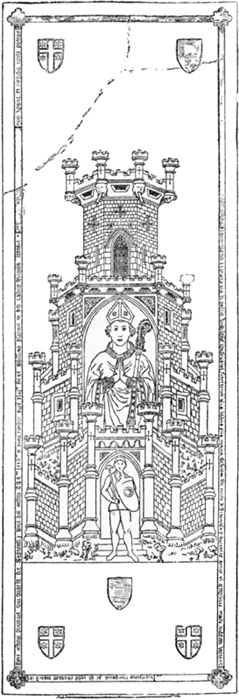 BRASS OF BISHOP WYVILLE.