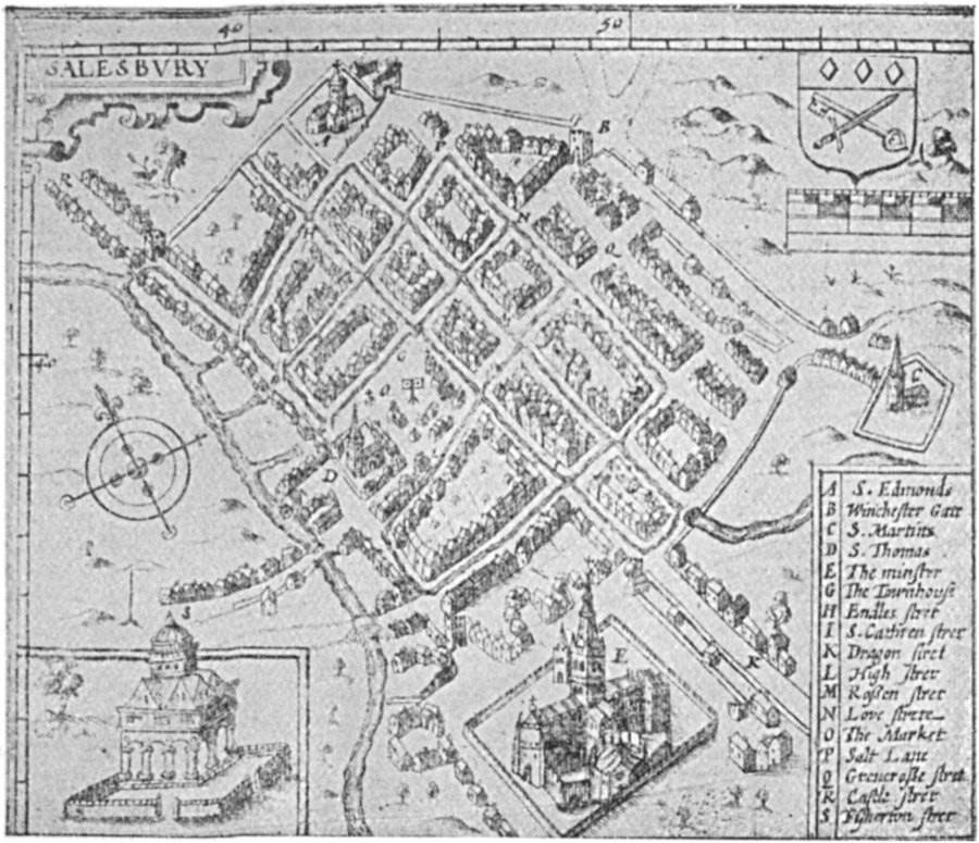 OLD PLAN OF SALISBURY.