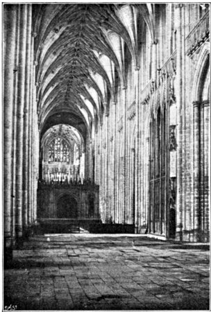 Image 11 NAVE, SHOWING THE SCREEN BEFORE RESTORATION.