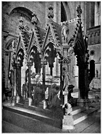 Image 24 BISHOP WILBERFORCE'S TOMB IN SOUTH TRANSEPT.